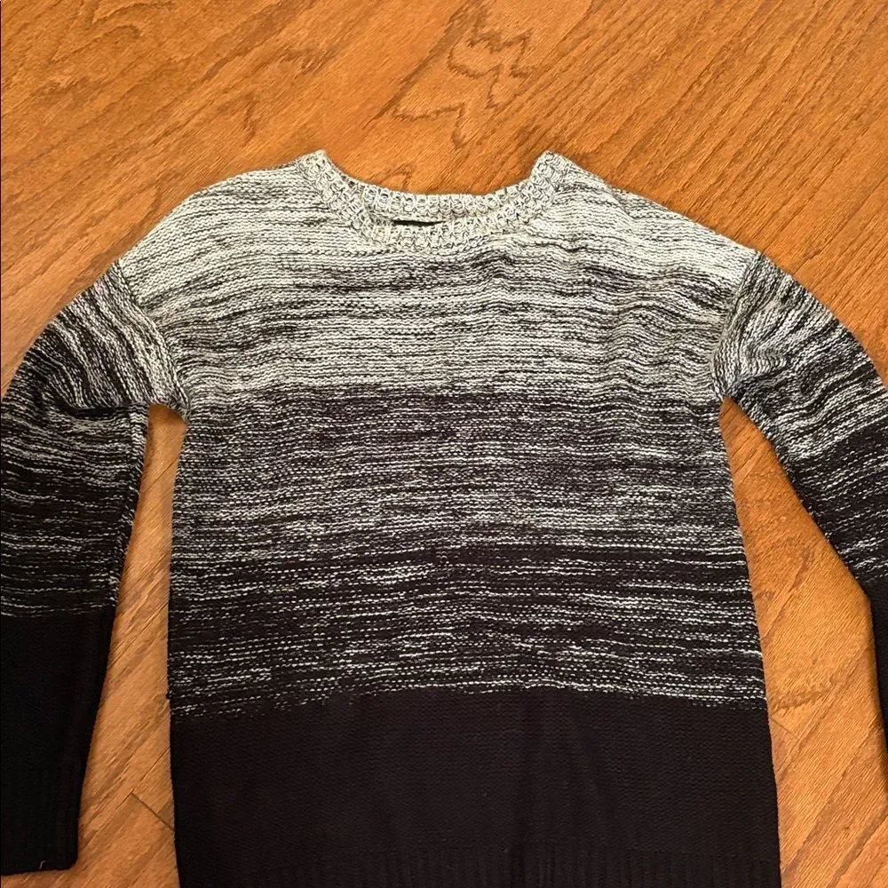 Active USA size medium sweater, white, and black and gray very soft